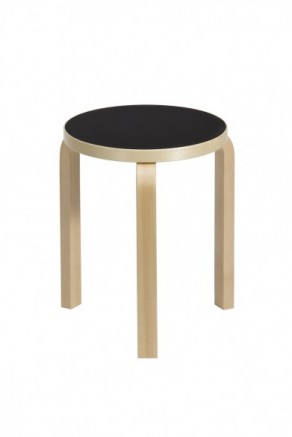 Alvar Aalto: Stool 60_black lino